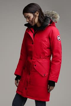 Chamarras Canada Goose Mujer México - Ellesmere Abrigos Rojos JH2597830